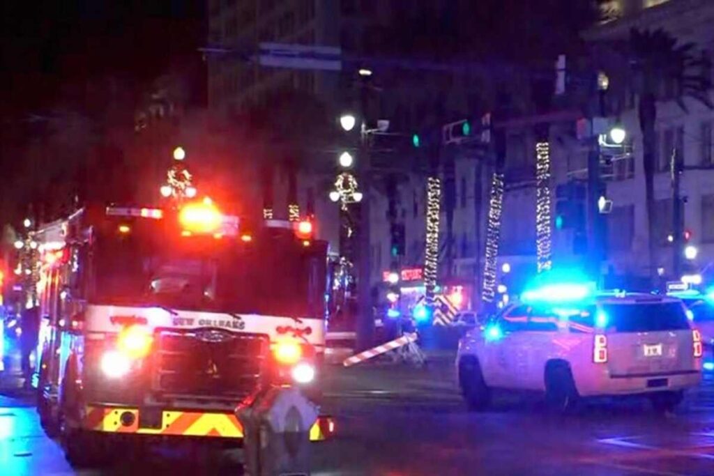 Attentato a New Orleans, le prime immagini