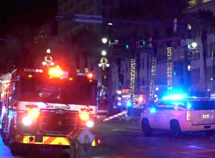 Attentato a New Orleans, le prime immagini