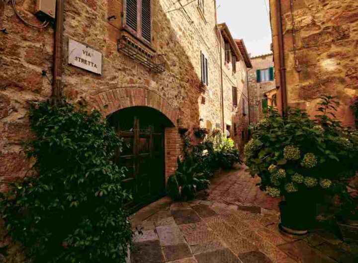 un vicolo di Pienza, Siena