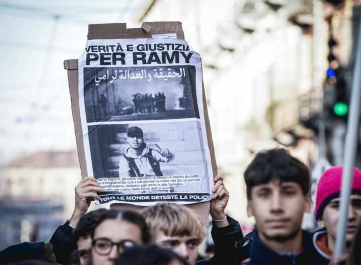 manifestazione per ramy