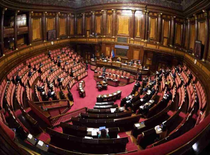 L'aula del Senato della Repubblica