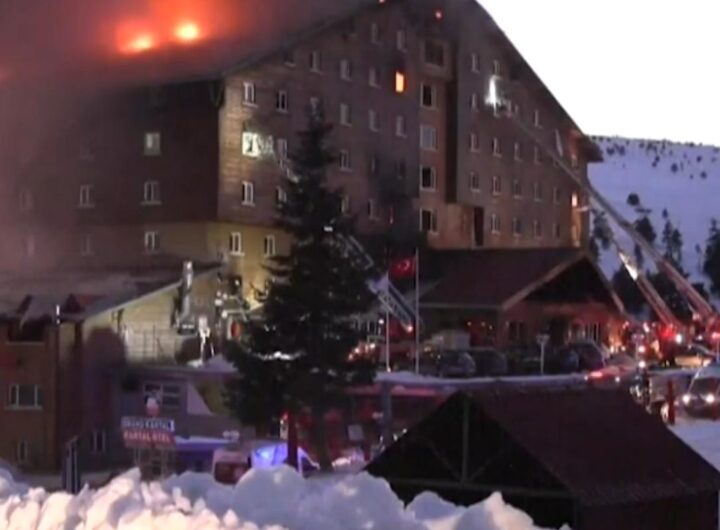 turchia incendio hotel