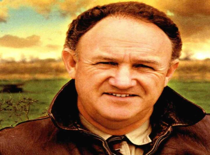 L'attore Gene Hackman sulla locandina del film Colpo vincente