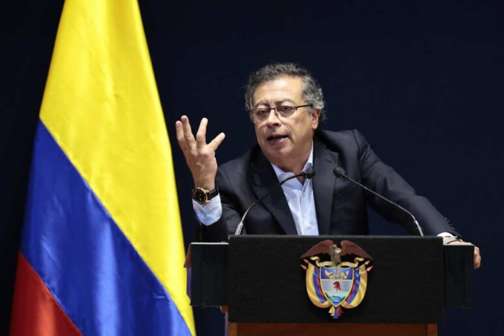 Il presidente colombiano Gustavo Petro