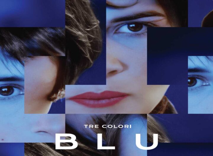 Tre colori - Film blu, di Krzysztof Kieślowski, la locandina del film