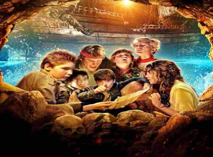 La locandina del film I Goonies, di Richard Donner