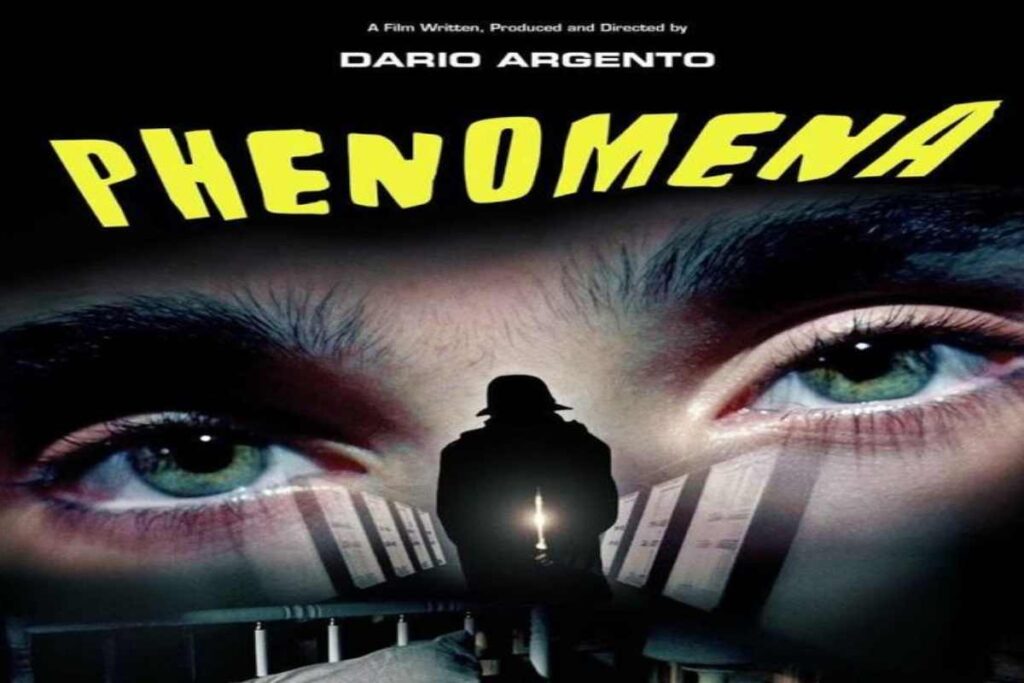 La locandina del film Phenomena, di Dario Argento