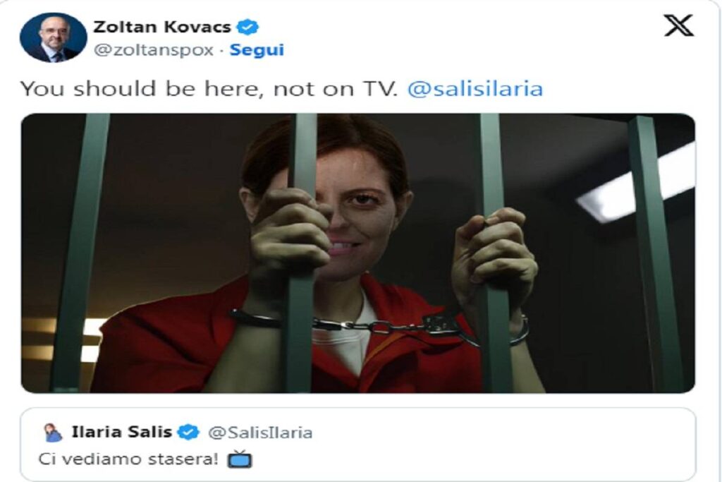 Ilaria Salis, la foto fake dietro le sbarre con le manette: "Dovresti essere là, non in tv"