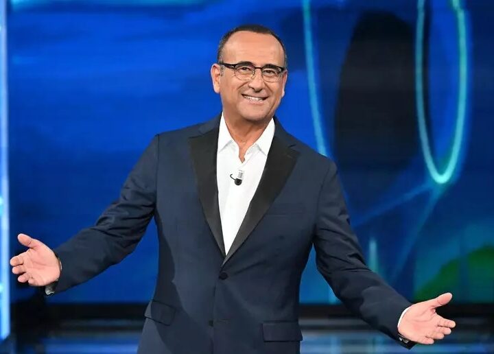 Carlo Conti a Sanremo 2025