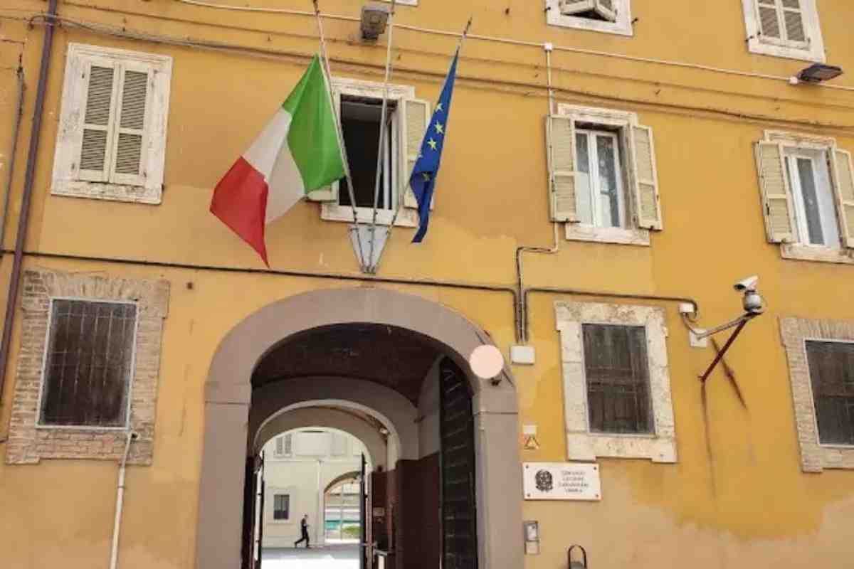 Il comando dei Carabinieri di Perugia