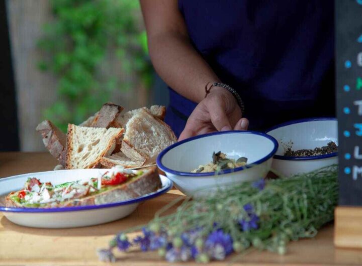 piatti di cibo sano