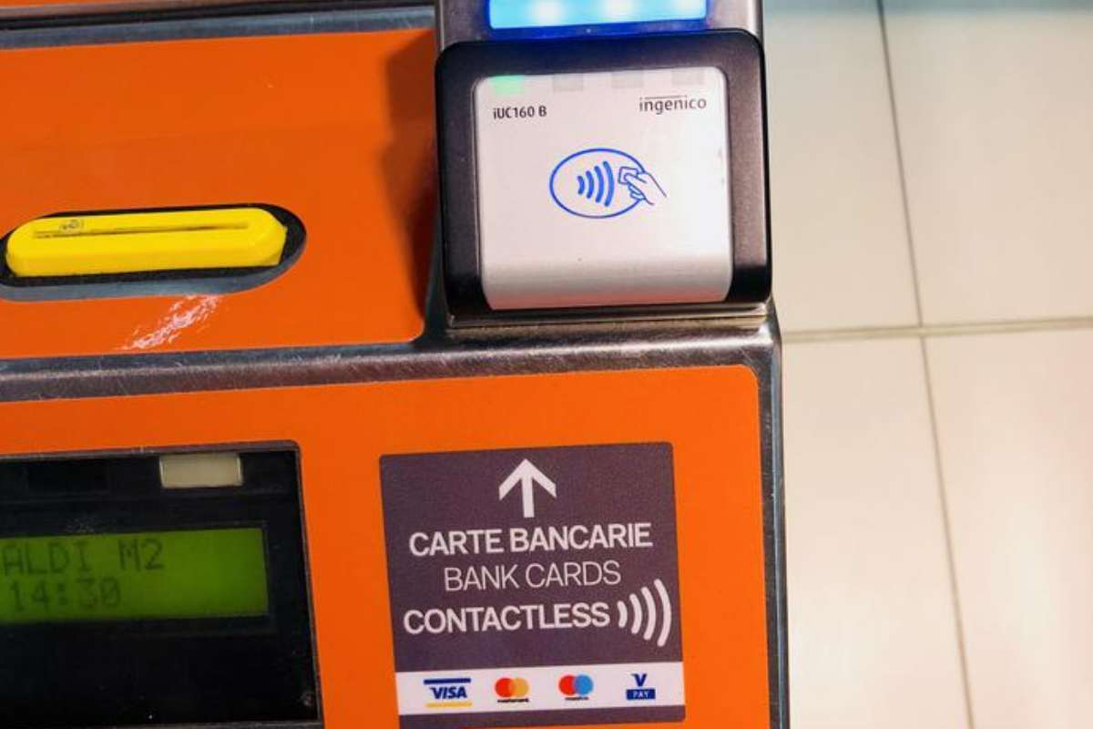 prelievo tramite contactless