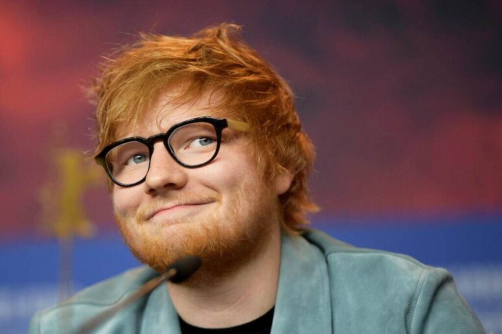 Il cantante Ed Sheeran