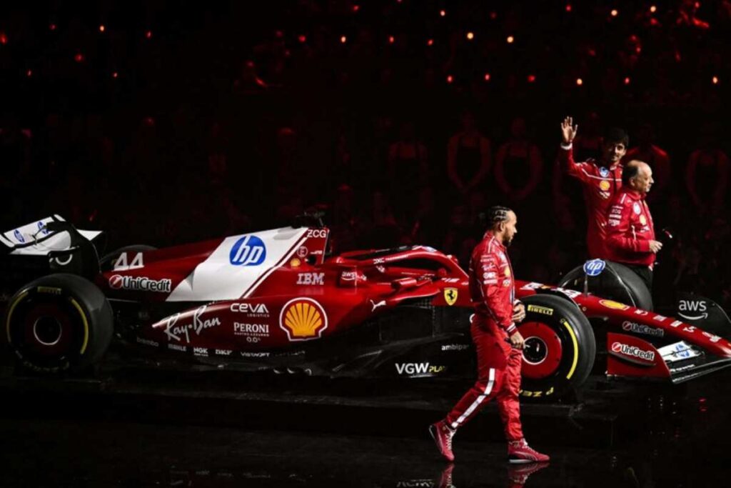 la nuova ferrari per la stagione 2025