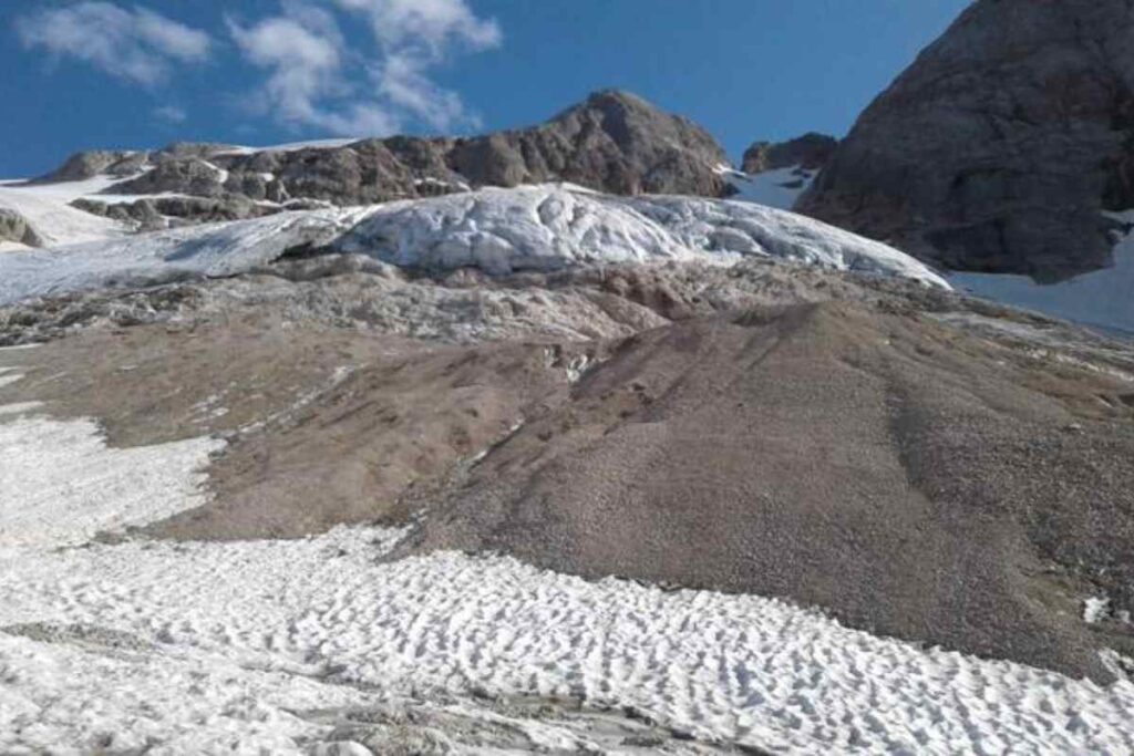 ghiacciaio sulle alpi