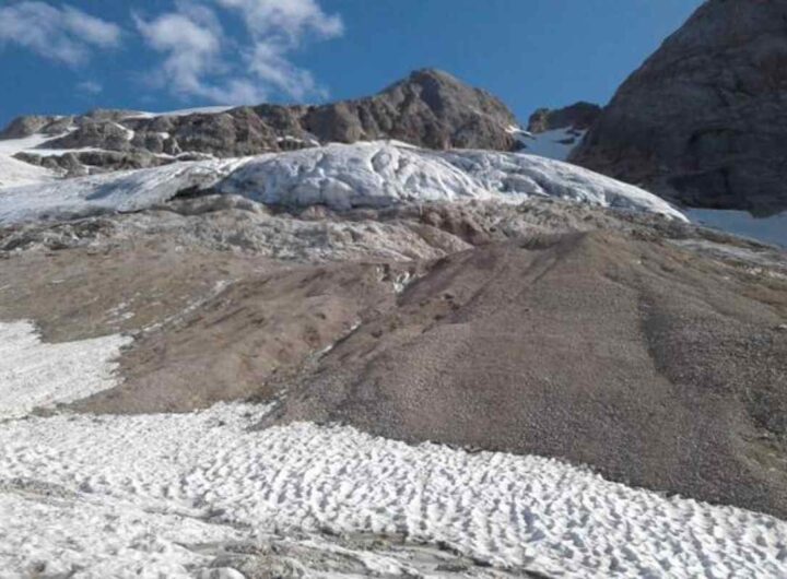 ghiacciaio sulle alpi