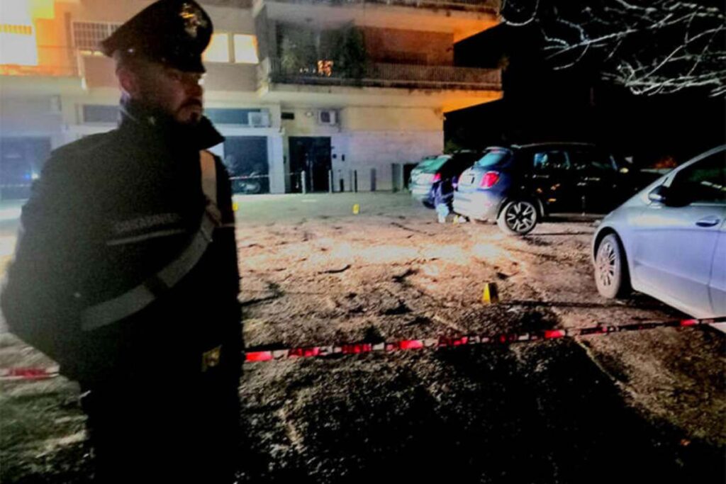 il luogo dove un ladro è stato ucciso a roma da una guardia giurata