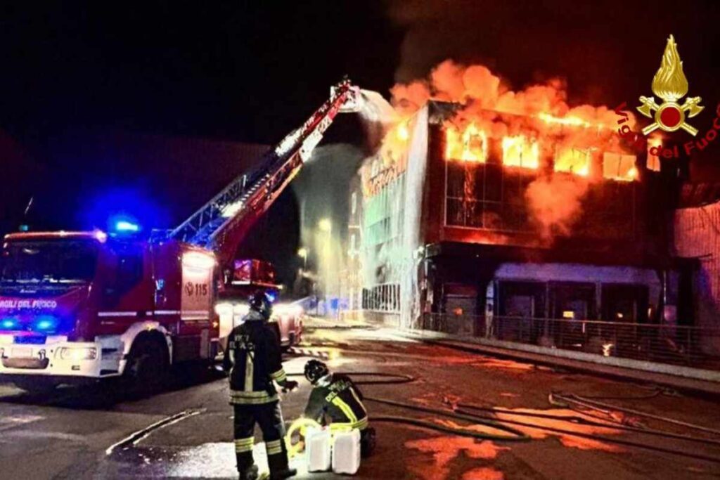 inalca incendio reggio emilia