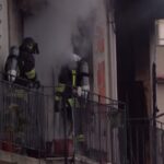 L'incendio a Caltabellotta