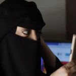 ragazza indossa il niqab