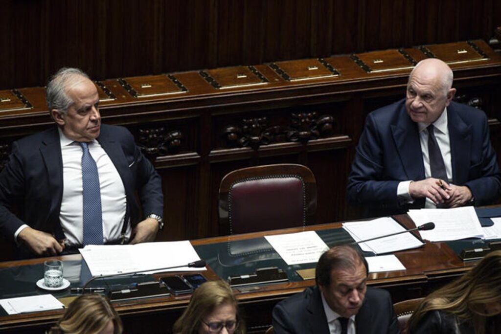 I ministri Carlo Nordio e Matteo Piantedosi