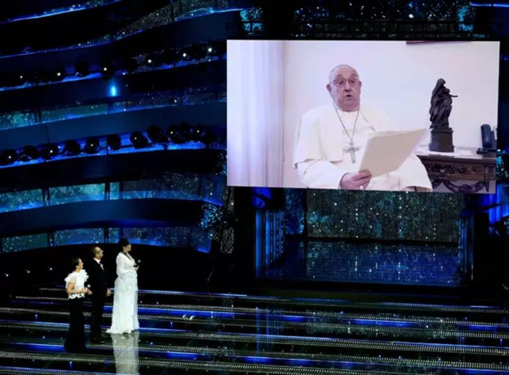 Papa Francesco e il video messaggio trasmesso al festival di Sanremo