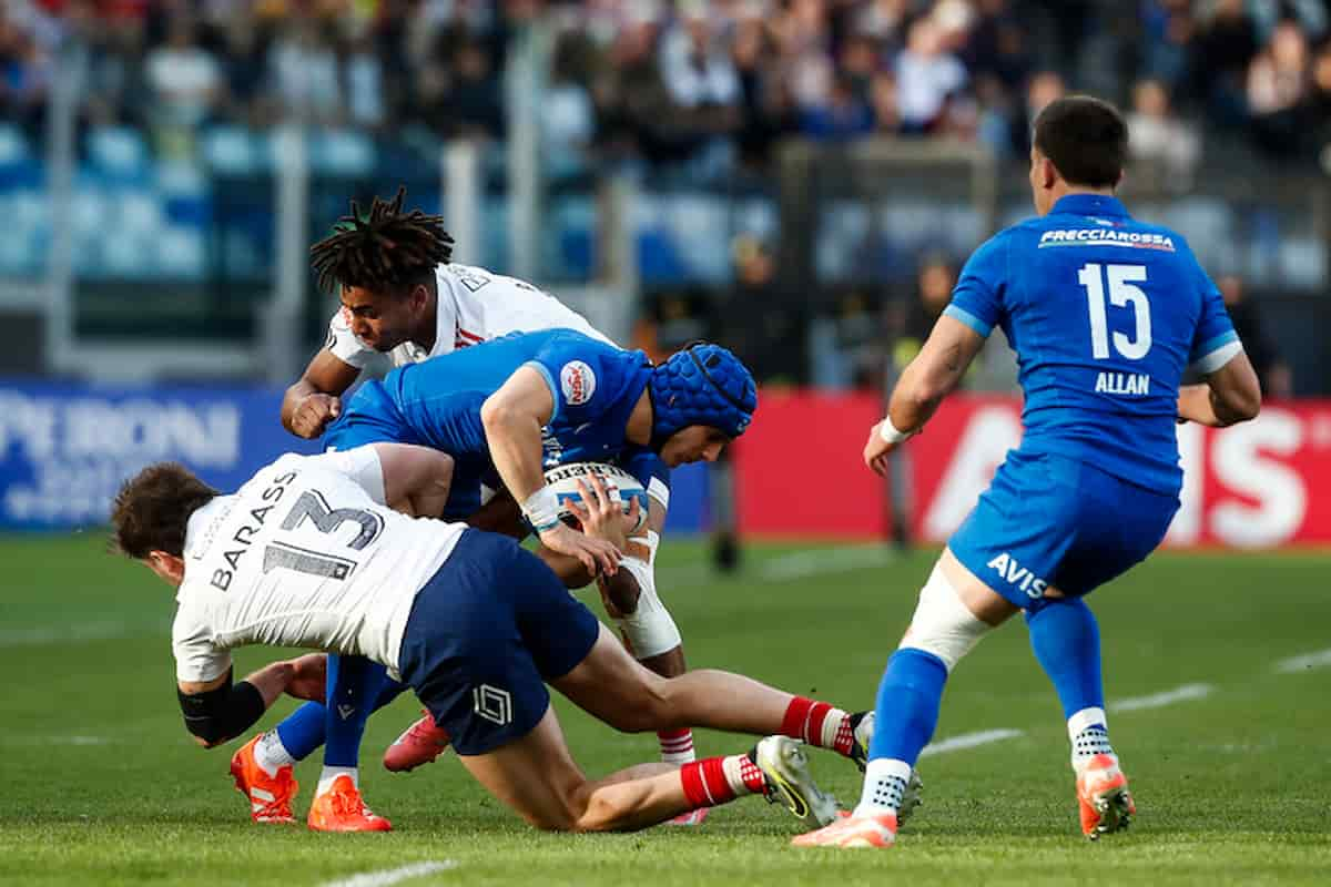 Rugby, troppa Francia per l’Italia: tracollo azzurro all’Olimpico (24-73)