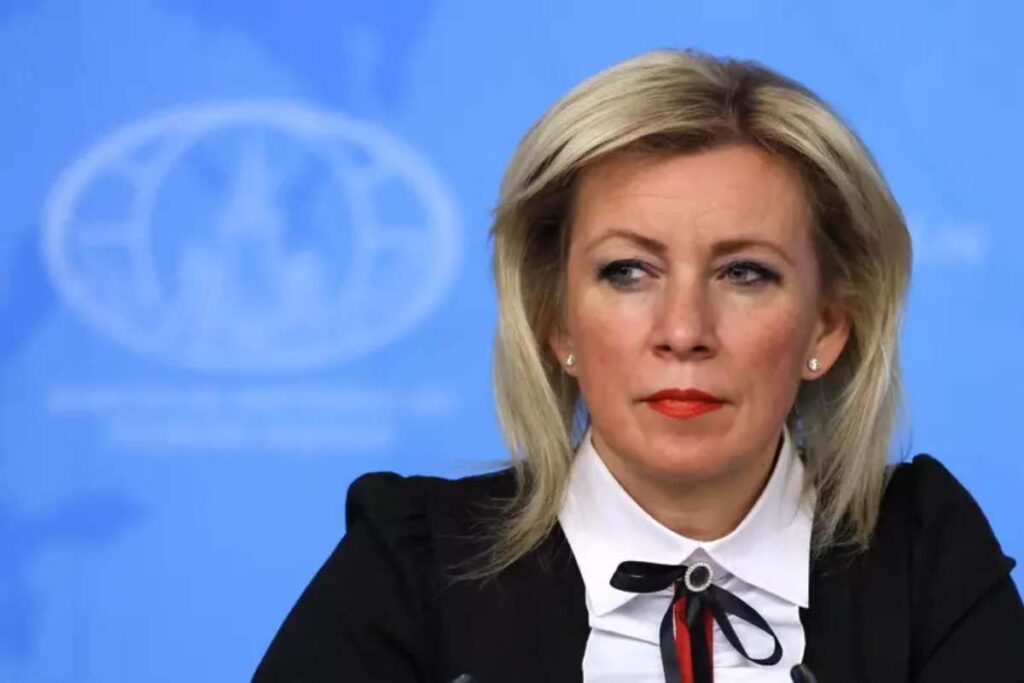 La portavoce del ministero degli Esteri russo, Maria Zakharova