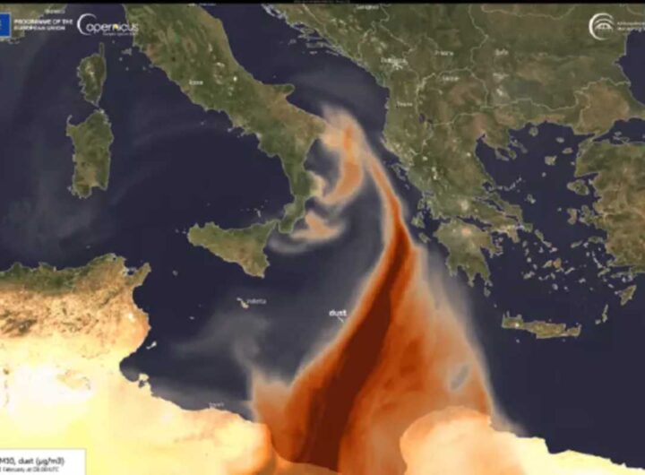 La sabbia del Sahara vista dai satelliti