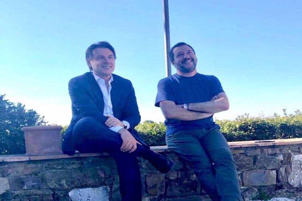 Matteo Salvini e Giuseppe Conte