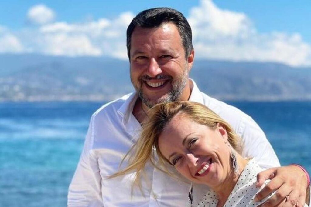 Matteo Salvini e Giorgia Meloni