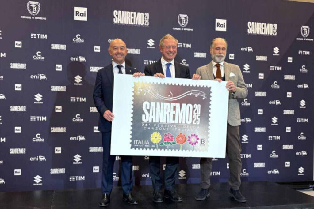 Al Festival di Sanremo è stato dedicato un francobollo