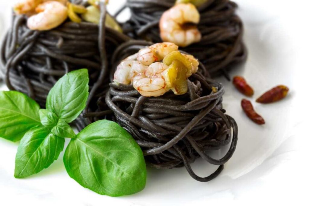 spaghetti nero di seppia ansa