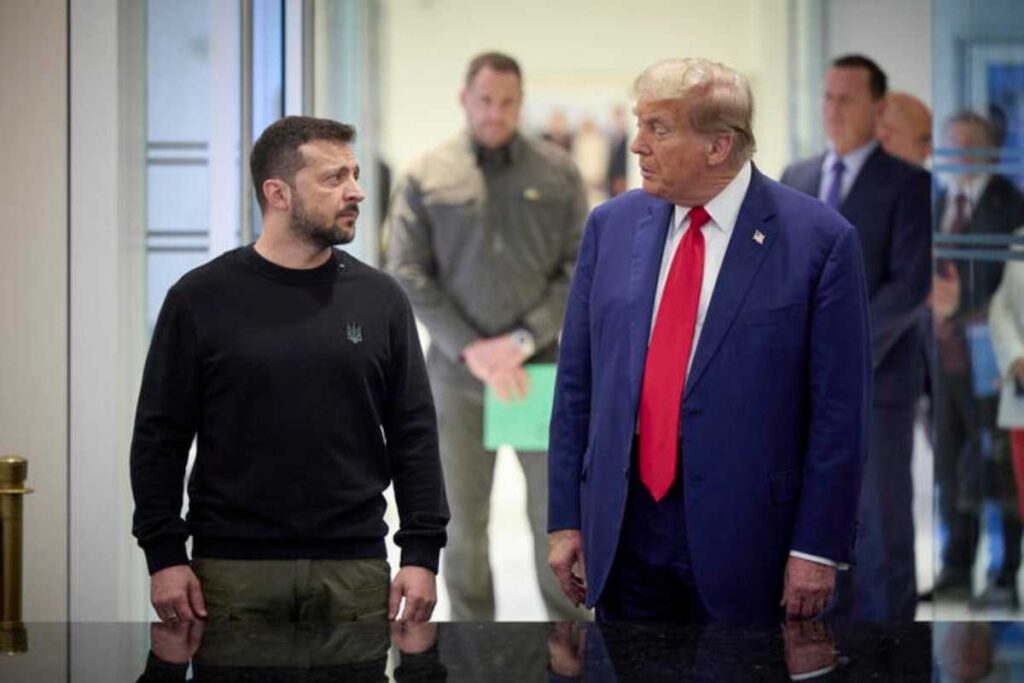 Zelensky con Trump