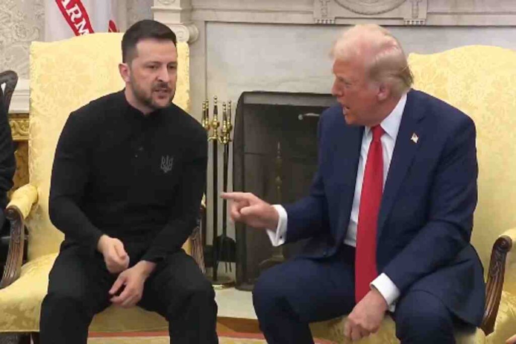 Scontro tra Zelensky e Trump