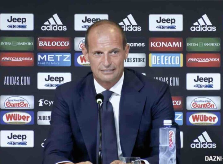 Allegri in conferenza