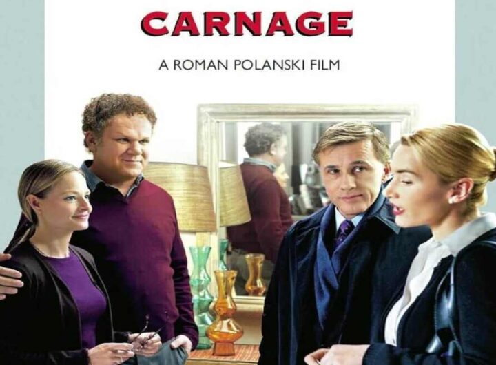 La locandina del film Carnage, di Roman Polański