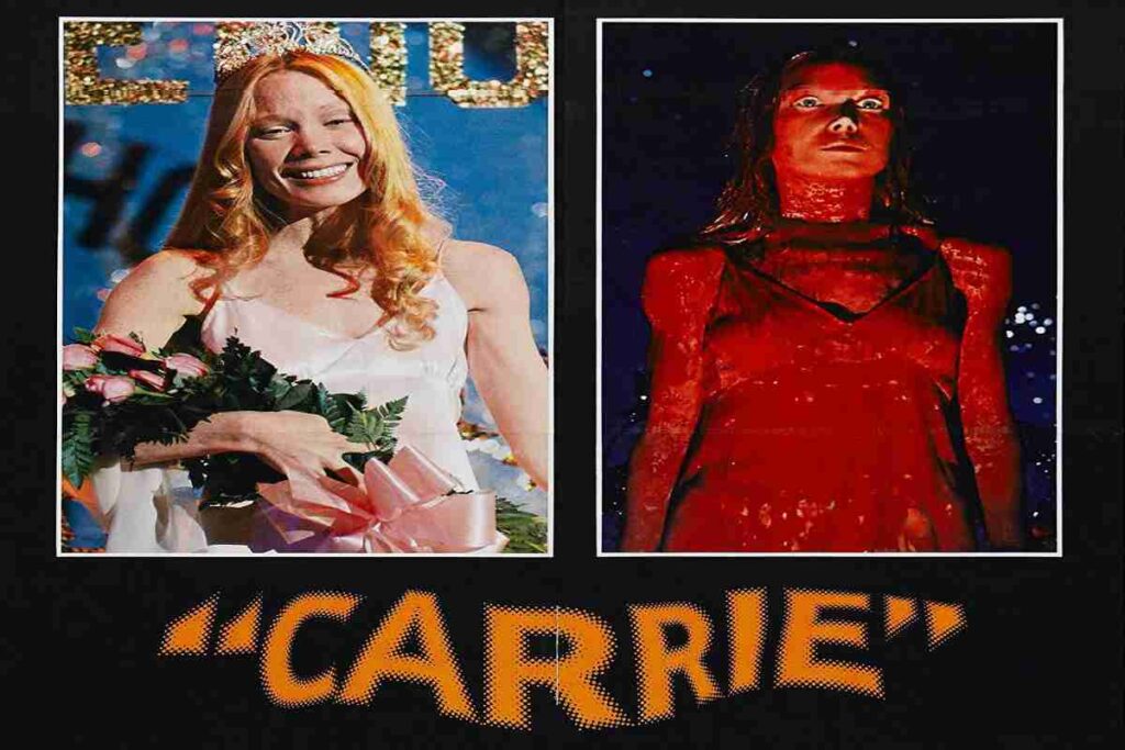 La locandina del film Carrie - Lo sguardo di Satana, di Brian De Palma