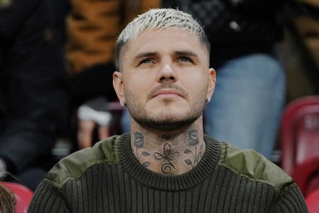 Mauro Icardi allo stadio