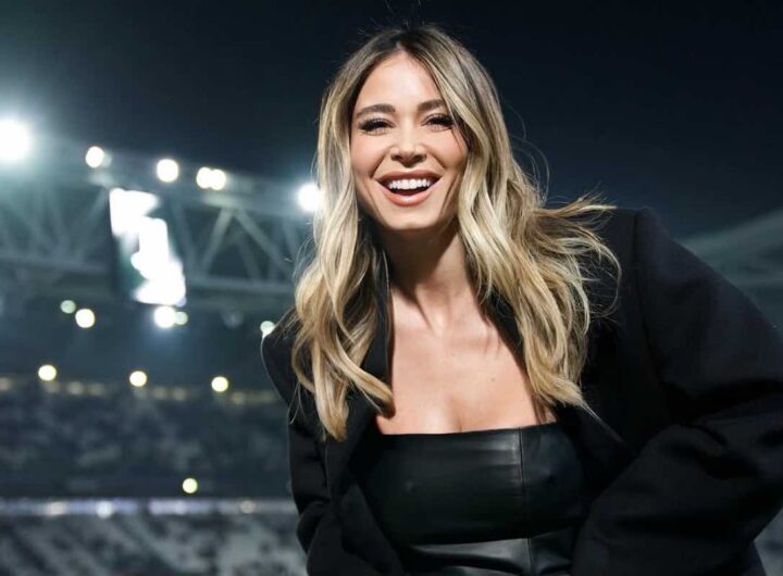 Diletta Leotta all'Allianz Stadium per Juve-Inter