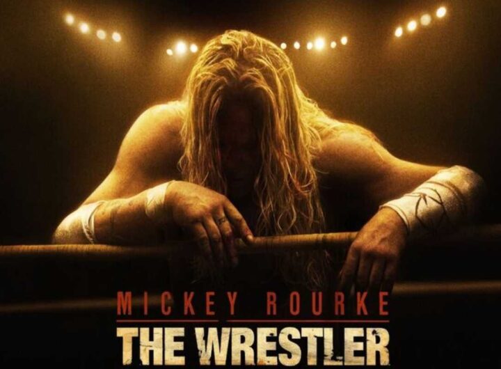 La locandina del film The Wrestler, di Darren Aronofsky