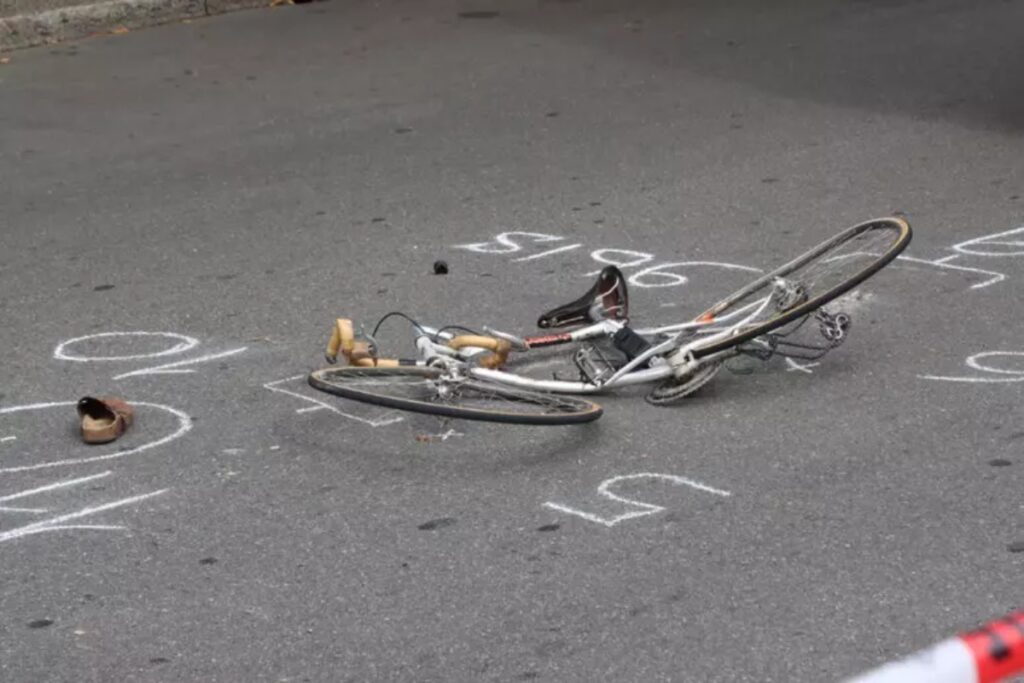 incidente con bici