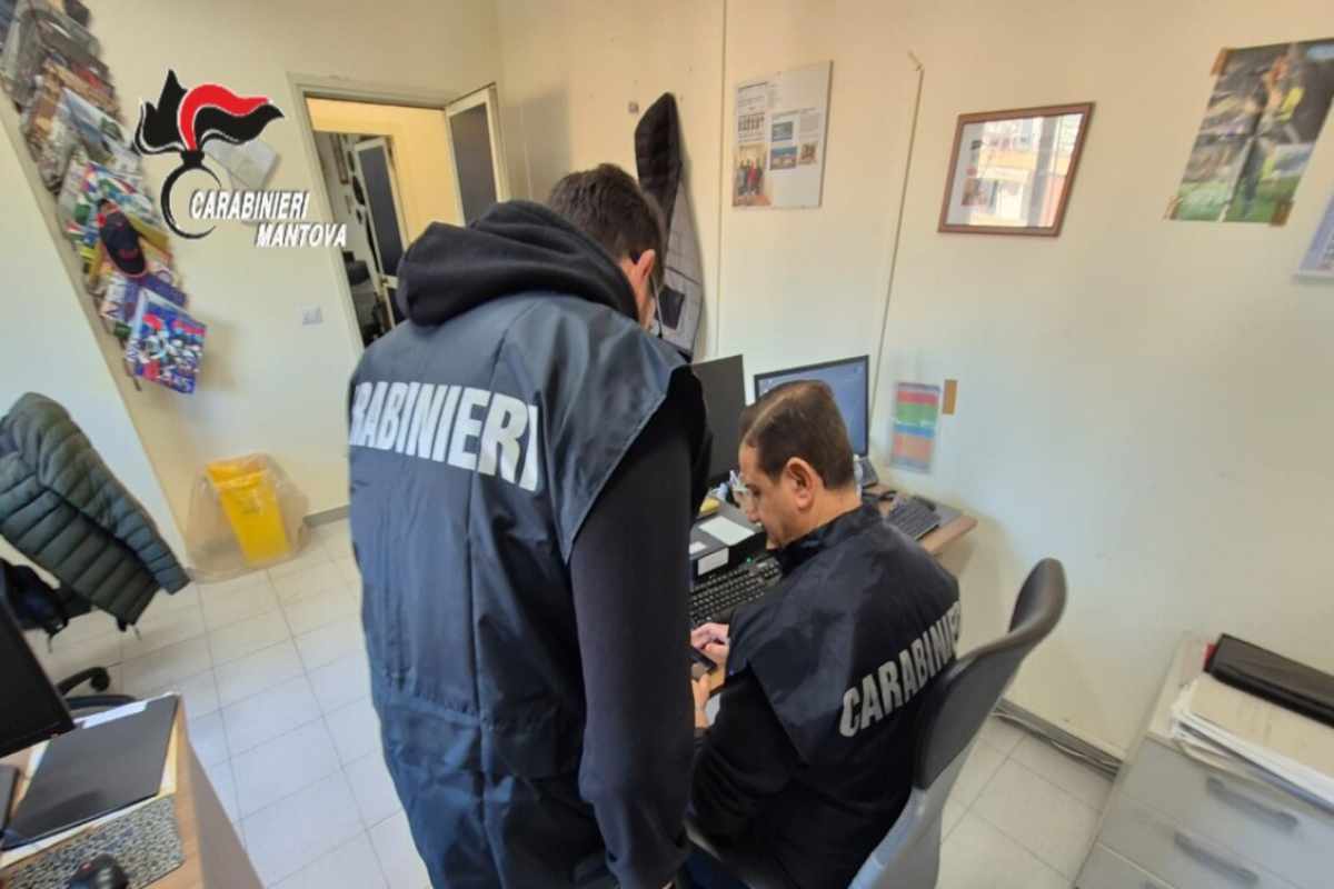 Carabinieri di Mantova al lavoro