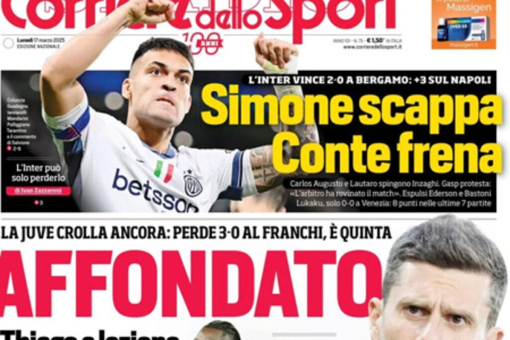 corriere dello sport 17 marzo 25