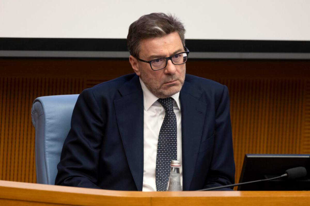 Il ministro dell'Economia Giancarlo Giorgetti