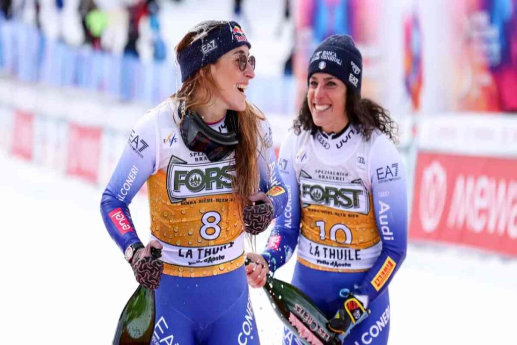 Sofia Goggia e Federica Brignone