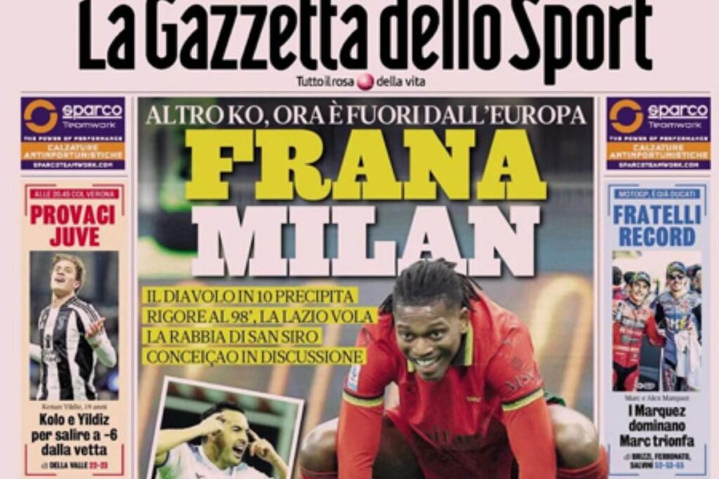 gazzetta dello sport 3 marzo 25