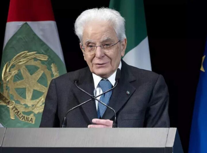 Il presidente della Repubblica Sergio Mattarella