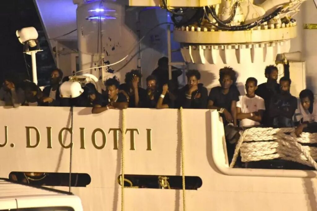 migranti su nave diciotti