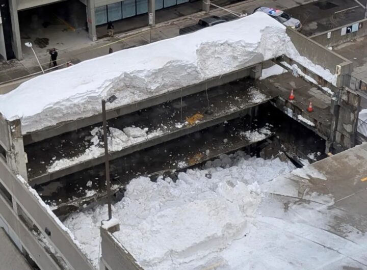 parcheggio crollato a ottawa